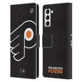 thumbnail image 1 of Head Case Designs Officially Licensed NHL Philadelphia Flyers Oversized Leather Book Wallet Case Cover Compatible with Samsung Galaxy S21+ 5G, 1 of 6