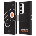 thumbnail image 1 of Head Case Designs Officially Licensed NHL Philadelphia Flyers Oversized Leather Book Wallet Case Cover Compatible with Samsung Galaxy S23 5G, 1 of 6