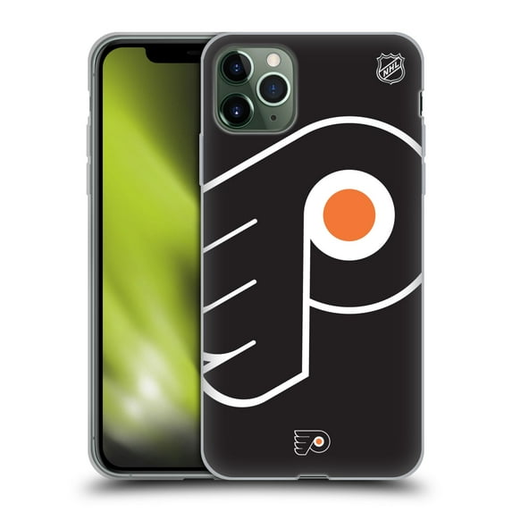 Head Case Designs Officially Licensed NHL Philadelphia Flyers Oversized Soft Gel Case Compatible with Apple iPhone 11 Pro Max