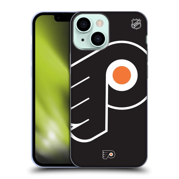 Head Case Designs Officially Licensed NHL Philadelphia Flyers Oversized Soft Gel Case Compatible with Apple iPhone 13 Mini