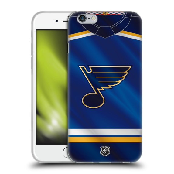 Head Case Designs Officially Licensed NHL St Louis Blues Jersey Soft Gel Case Compatible with Apple iPhone 6 / iPhone 6s