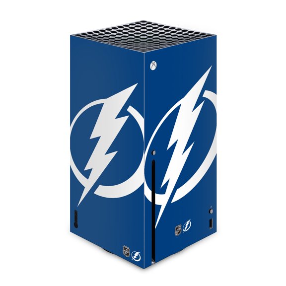 Head Case Designs Officially Licensed NHL Tampa Bay Lightning Oversized Vinyl Sticker Skin Decal Cover Compatible with Microsoft Xbox Series X