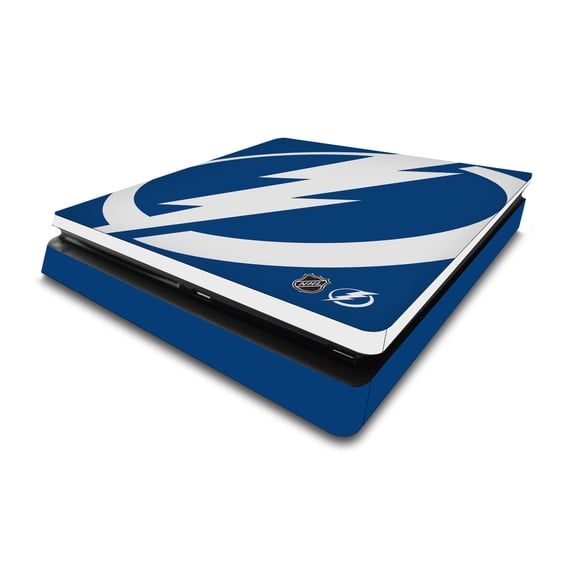 Head Case Designs Officially Licensed NHL Tampa Bay Lightning Oversized Vinyl Sticker Skin Decal Cover Compatible with Sony PS4 Slim Console
