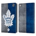 thumbnail image 1 of Head Case Designs Officially Licensed NHL Toronto Maple Leafs Half Distressed Leather Book Wallet Case Cover Compatible with Apple iPad Air 2 (2014), 1 of 6