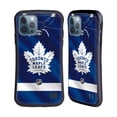 thumbnail image 1 of Head Case Designs Officially Licensed NHL Toronto Maple Leafs Jersey Hybrid Case Compatible with Apple iPhone 12 / iPhone 12 Pro, 1 of 7