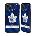 thumbnail image 1 of Head Case Designs Officially Licensed NHL Toronto Maple Leafs Jersey Hybrid Case Compatible with Apple iPhone 15 Plus, 1 of 7