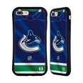 thumbnail image 1 of Head Case Designs Officially Licensed NHL Vancouver Canucks Jersey Hybrid Case Compatible with Apple iPhone 7 Plus / iPhone 8 Plus, 1 of 7
