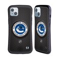thumbnail image 1 of Head Case Designs Officially Licensed NHL Vancouver Canucks Puck Texture Hybrid Case Compatible with Apple iPhone 14 Plus, 1 of 7