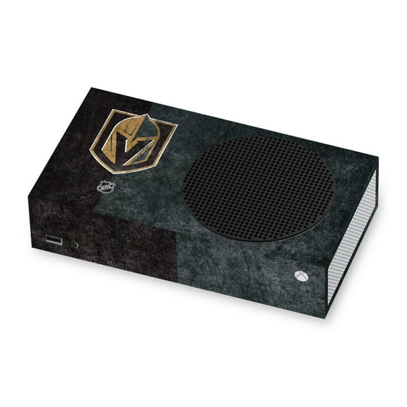 Head Case Designs Officially Licensed NHL Vegas Golden Knights Half Distressed Vinyl Sticker Skin Decal Cover Compatible with Microsoft Xbox Series S Console