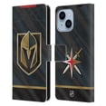 thumbnail image 1 of Head Case Designs Officially Licensed NHL Vegas Golden Knights Jersey Leather Book Wallet Case Cover Compatible with Apple iPhone 14 Plus, 1 of 6