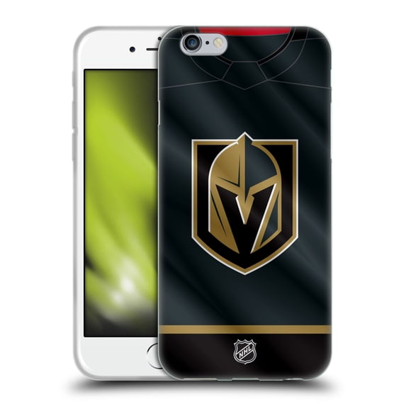 Head Case Designs Officially Licensed NHL Vegas Golden Knights Jersey Soft Gel Case Compatible with Apple iPhone 6 / iPhone 6s