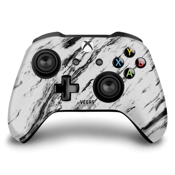Head Case Designs Officially Licensed NHL Vegas Golden Knights Marble Vinyl Sticker Skin Decal Cover Compatible with Microsoft Xbox One S / X Controller