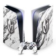 thumbnail image 1 of Head Case Designs Officially Licensed NHL Vegas Golden Knights Marble Vinyl Sticker Skin Decal Cover Compatible with Sony PS5 Disc Edition Bundle, 1 of 8