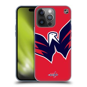 Head Case Designs Officially Licensed NHL Washington Capitals Oversized Soft Gel Case Compatible with Apple iPhone 14 Pro