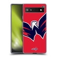 thumbnail image 1 of Head Case Designs Officially Licensed NHL Washington Capitals Oversized Soft Gel Case Compatible with Google Pixel 6a, 1 of 7