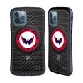 thumbnail image 1 of Head Case Designs Officially Licensed NHL Washington Capitals Puck Texture Hybrid Case Compatible with Apple iPhone 12 / iPhone 12 Pro, 1 of 7