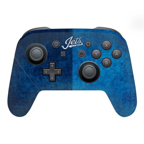 Head Case Designs Officially Licensed NHL Winnipeg Jets Half Distressed Vinyl Sticker Skin Decal Cover Compatible with Nintendo Switch Pro Controller