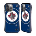 thumbnail image 1 of Head Case Designs Officially Licensed NHL Winnipeg Jets Oversized Hybrid Case Compatible with Apple iPhone 14 Pro, 1 of 7