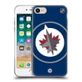 thumbnail image 1 of Head Case Designs Officially Licensed NHL Winnipeg Jets Oversized Soft Gel Case Compatible with Apple iPhone 7 / 8 / SE 2020 & 2022, 1 of 7