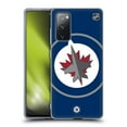 thumbnail image 1 of Head Case Designs Officially Licensed NHL Winnipeg Jets Oversized Soft Gel Case Compatible with Samsung Galaxy S20 FE / 5G, 1 of 7
