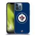 thumbnail image 1 of Head Case Designs Officially Licensed NHL Winnipeg Jets Plain Soft Gel Case Compatible with Apple iPhone 13 Pro Max, 1 of 7