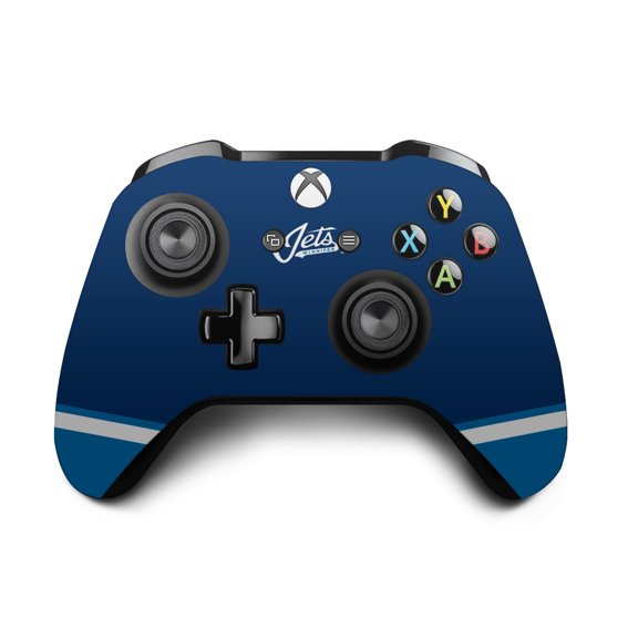 Head Case Designs Officially Licensed NHL Winnipeg Jets Plain Vinyl Sticker Skin Decal Cover Compatible with Microsoft Xbox One S / X Controller
