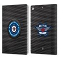 thumbnail image 1 of Head Case Designs Officially Licensed NHL Winnipeg Jets Puck Texture Leather Book Wallet Case Cover Compatible with Apple iPad 10.2 2019/2020/2021, 1 of 6