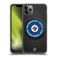 thumbnail image 1 of Head Case Designs Officially Licensed NHL Winnipeg Jets Puck Texture Soft Gel Case Compatible with Apple iPhone 11 Pro Max, 1 of 7