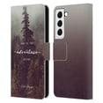 thumbnail image 1 of Head Case Designs Officially Licensed Nature Magick So The Adventure Begins Quote Forest Leather Book Wallet Case Cover Compatible with Samsung Galaxy S22 5G, 1 of 6