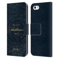 thumbnail image 1 of Head Case Designs Officially Licensed Nature Magick So The Adventure Begins Quote Star Map Leather Book Wallet Case Compatible with Apple iPhone 5 / 5s / iPhone SE 2016, 1 of 6
