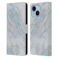 thumbnail image 1 of Head Case Designs Officially Licensed Nature Magick Marble Metallics Blue Leather Book Wallet Case Cover Compatible with Apple iPhone 14 Plus, 1 of 6