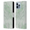 thumbnail image 1 of Head Case Designs Officially Licensed Nature Magick Marble Metallics Green Leather Book Wallet Case Cover Compatible with Apple iPhone 13 Pro Max, 1 of 6