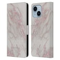 thumbnail image 1 of Head Case Designs Officially Licensed Nature Magick Marble Metallics Pink Leather Book Wallet Case Cover Compatible with Apple iPhone 14 Plus, 1 of 6
