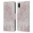 thumbnail image 1 of Head Case Designs Officially Licensed Nature Magick Marble Metallics Pink Leather Book Wallet Case Cover Compatible with Apple iPhone XR, 1 of 6