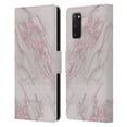 thumbnail image 1 of Head Case Designs Officially Licensed Nature Magick Marble Metallics Pink Leather Book Wallet Case Cover Compatible with Samsung Galaxy S20 / S20 5G, 1 of 6