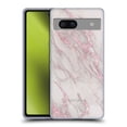 thumbnail image 1 of Head Case Designs Officially Licensed Nature Magick Marble Metallics Pink Soft Gel Case Compatible with Google Pixel 7a, 1 of 7