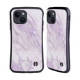 thumbnail image 1 of Head Case Designs Officially Licensed Nature Magick Marble Metallics Purple Hybrid Case Compatible with Apple iPhone 15, 1 of 7