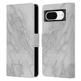 thumbnail image 1 of Head Case Designs Officially Licensed Nature Magick Marble Metallics Silver Leather Book Wallet Case Cover Compatible with Google Pixel 8, 1 of 6