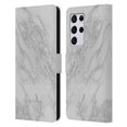 thumbnail image 1 of Head Case Designs Officially Licensed Nature Magick Marble Metallics Silver Leather Book Wallet Case Cover Compatible with Samsung Galaxy S21 Ultra 5G, 1 of 6