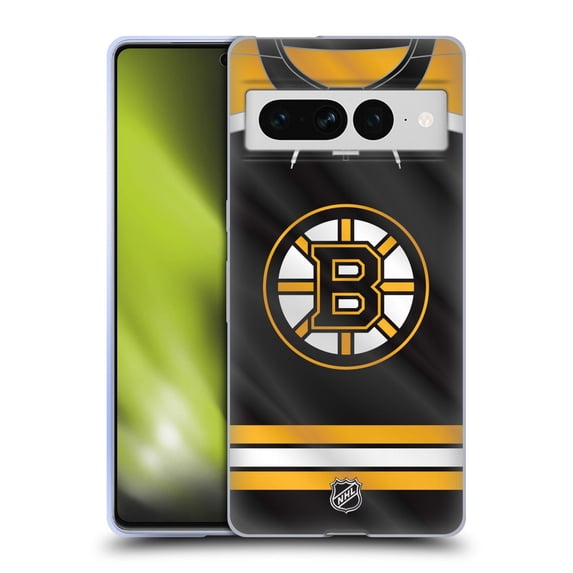 Head Case Designs NHL Boston Bruins Jersey Soft Gel Case for Google Pixel 7 Pro