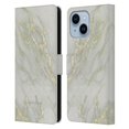 thumbnail image 1 of Head Case Designs Officially Licensed Nature Magick Marble Metallics Yellow Leather Book Wallet Case Cover Compatible with Apple iPhone 14 Plus, 1 of 6