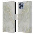 thumbnail image 1 of Head Case Designs Officially Licensed Nature Magick Marble Metallics Yellow Leather Book Wallet Case Cover Compatible with Apple iPhone 14, 1 of 6