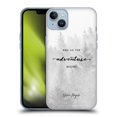 thumbnail image 1 of Head Case Designs Officially Licensed Nature Magick So The Adventure Begins Quote Black And White Forest Soft Gel Case Compatible with Apple iPhone 14 Plus, 1 of 7