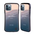 thumbnail image 1 of Head Case Designs Officially Licensed Nature Magick So The Adventure Begins Quote Mountains Hybrid Case Compatible with Apple iPhone 12 / iPhone 12 Pro, 1 of 7