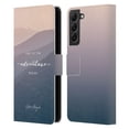 thumbnail image 1 of Head Case Designs Officially Licensed Nature Magick So The Adventure Begins Quote Mountains Leather Book Wallet Case Cover Compatible with Samsung Galaxy S22+ 5G, 1 of 6