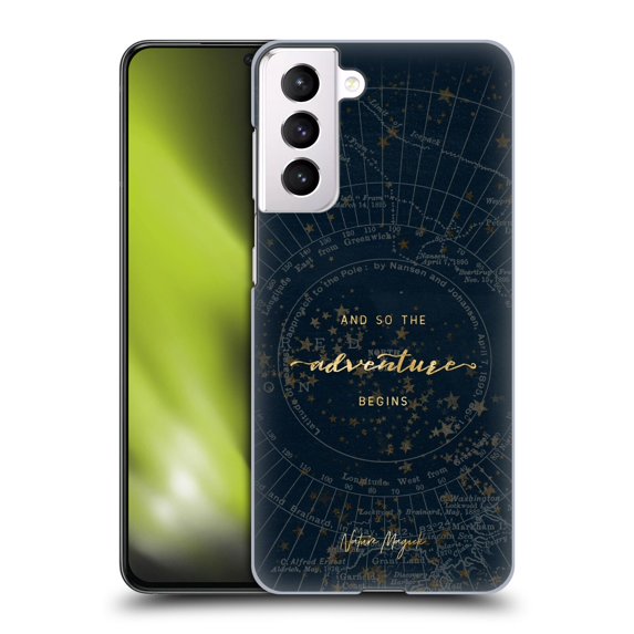 Head Case Designs Officially Licensed Nature Magick So The Adventure Begins Quote Star Map Hard Back Case Compatible with Samsung Galaxy S21 5G