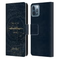 thumbnail image 1 of Head Case Designs Officially Licensed Nature Magick So The Adventure Begins Quote Star Map Leather Book Wallet Case Cover Compatible with Apple iPhone 12 / iPhone 12 Pro, 1 of 6