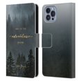 thumbnail image 1 of Head Case Designs Officially Licensed Nature Magick So The Adventure Begins Quote Trees Leather Book Wallet Case Cover Compatible with Apple iPhone 14, 1 of 6