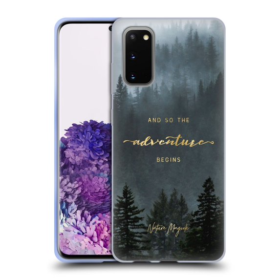 Head Case Designs Officially Licensed Nature Magick So The Adventure Begins Quote Trees Soft Gel Case Compatible with Samsung Galaxy S20 / S20 5G