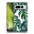 thumbnail image 1 of Head Case Designs Officially Licensed Nature Magick Tropical Palm Leaves On Marble Green Tropics Soft Gel Case Compatible with Google Pixel 7 Pro, 1 of 7